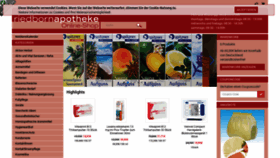 What Riedborn-apotheke.de website looked like in 2018 (5 years ago)