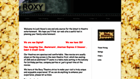 What Roxymovies.com website looked like in 2018 (5 years ago)