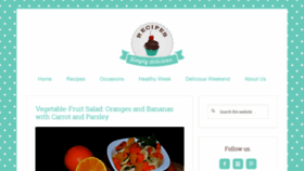 What Recipes-simply-delicious.com website looked like in 2018 (5 years ago)