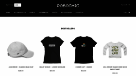 What Robochicapparel.com website looked like in 2018 (5 years ago)
