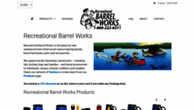 What Recreationalbarrelworks.com website looked like in 2018 (5 years ago)