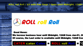 What Rollrollroll.com website looked like in 2018 (5 years ago)