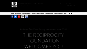 What Reciprocityfoundation.org website looked like in 2018 (5 years ago)