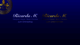 What Ricardam.de website looked like in 2018 (5 years ago)