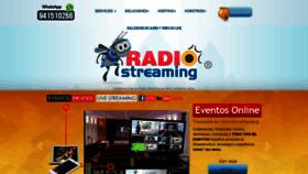 What Radiostreaming.pe website looked like in 2018 (5 years ago)