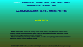 What Ruzyk.pl website looked like in 2018 (5 years ago)