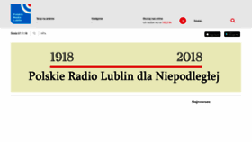 What Radio.lublin.pl website looked like in 2018 (5 years ago)