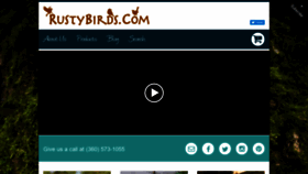 What Rustybirds.com website looked like in 2018 (5 years ago)