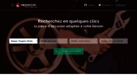 What Reparcar.fr website looked like in 2018 (5 years ago)