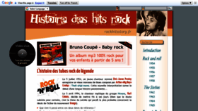 What Rockhitsstory.fr website looked like in 2018 (5 years ago)