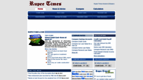What Rupeetimes.com website looked like in 2018 (5 years ago)