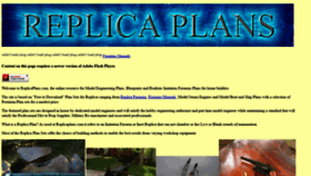 What Replicaplans.com website looked like in 2018 (5 years ago)