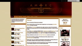 What Rosicruciancommunity.org website looked like in 2018 (5 years ago)
