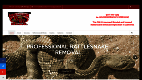 What Ramirezrattlesnakeremoval.com website looked like in 2018 (5 years ago)