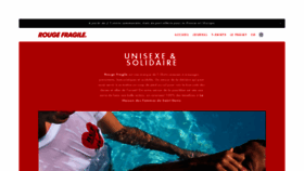What Rougefragile.com website looked like in 2018 (5 years ago)