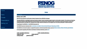 What Renog.org website looked like in 2018 (5 years ago)