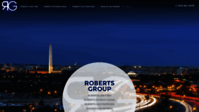 What Robertsgroup.us website looked like in 2018 (5 years ago)