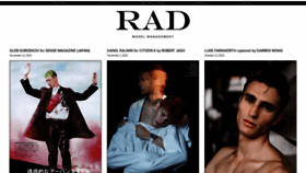 What Radmodelmanagement.com website looked like in 2018 (5 years ago)