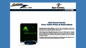 What Red-funnel-ferry.com website looked like in 2018 (5 years ago)