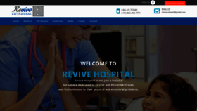 What Revivecare.in website looked like in 2018 (5 years ago)