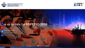 What Rdpetro.org website looked like in 2018 (5 years ago)