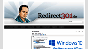 What Redirect301.de website looked like in 2018 (5 years ago)