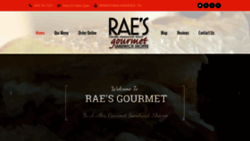 What Raesgourmet.com website looked like in 2018 (5 years ago)