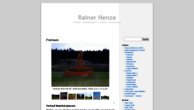 What Rainer-henze.de website looked like in 2018 (5 years ago)