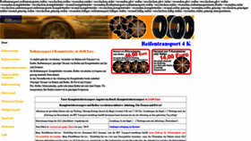 What Reifentransport24.de website looked like in 2018 (5 years ago)