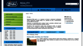What Reality-elika.cz website looked like in 2018 (5 years ago)