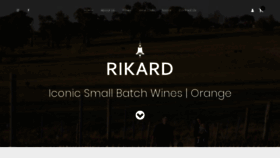 What Rikardwines.com.au website looked like in 2018 (5 years ago)