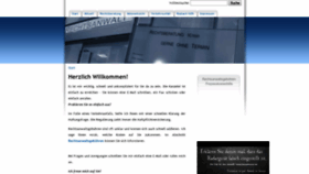 What Rechtsanwaltsladen.de website looked like in 2018 (5 years ago)