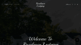 What Roselawnlodging.ca website looked like in 2018 (5 years ago)