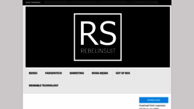 What Rebelinsuit.com website looked like in 2018 (5 years ago)