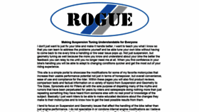 What Rogueracing.org website looked like in 2018 (5 years ago)