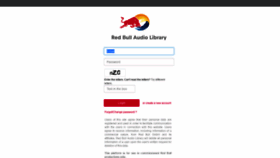 What Redbullaudiolibrary.com website looked like in 2018 (5 years ago)