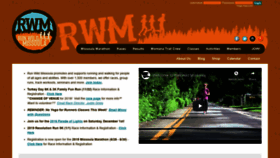 What Runwildmissoula.org website looked like in 2018 (5 years ago)