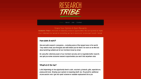 What Researchtribe.com website looked like in 2018 (5 years ago)