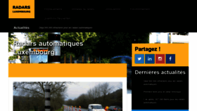 What Radars-automatiques.lu website looked like in 2018 (5 years ago)