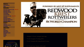 What Redwoodkrest.com website looked like in 2018 (5 years ago)
