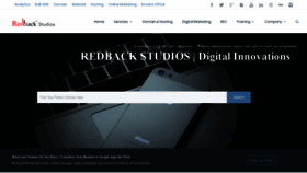 What Redbackstudios.in website looked like in 2018 (5 years ago)