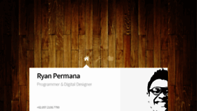What Ryanpermana.com website looked like in 2018 (5 years ago)