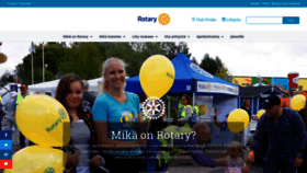 What Rotary.fi website looked like in 2018 (5 years ago)
