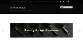 What Refinedshave.com website looked like in 2018 (5 years ago)