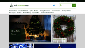What Realchristmastrees.co.uk website looked like in 2018 (5 years ago)