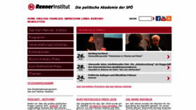 What Renner-institut.at website looked like in 2018 (5 years ago)