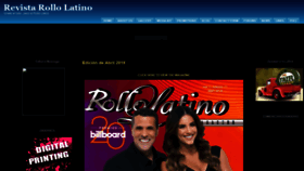 What Rollolatino.com website looked like in 2018 (5 years ago)