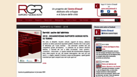 What Rapporto-rota.it website looked like in 2018 (5 years ago)