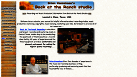 What Ranchstudio.com website looked like in 2018 (5 years ago)