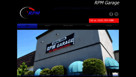 What Rpm-garage.com website looked like in 2018 (5 years ago)